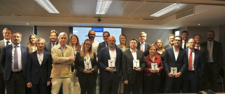 Acto de entrega de las distinciones a las empresas finalistas de los XII Premios Asepeyo en Madrid