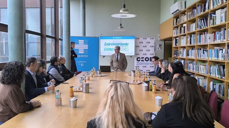 Asepeyo participa en una jornada sobre el manejo del estrés laboral organizada por CEOE Zamora