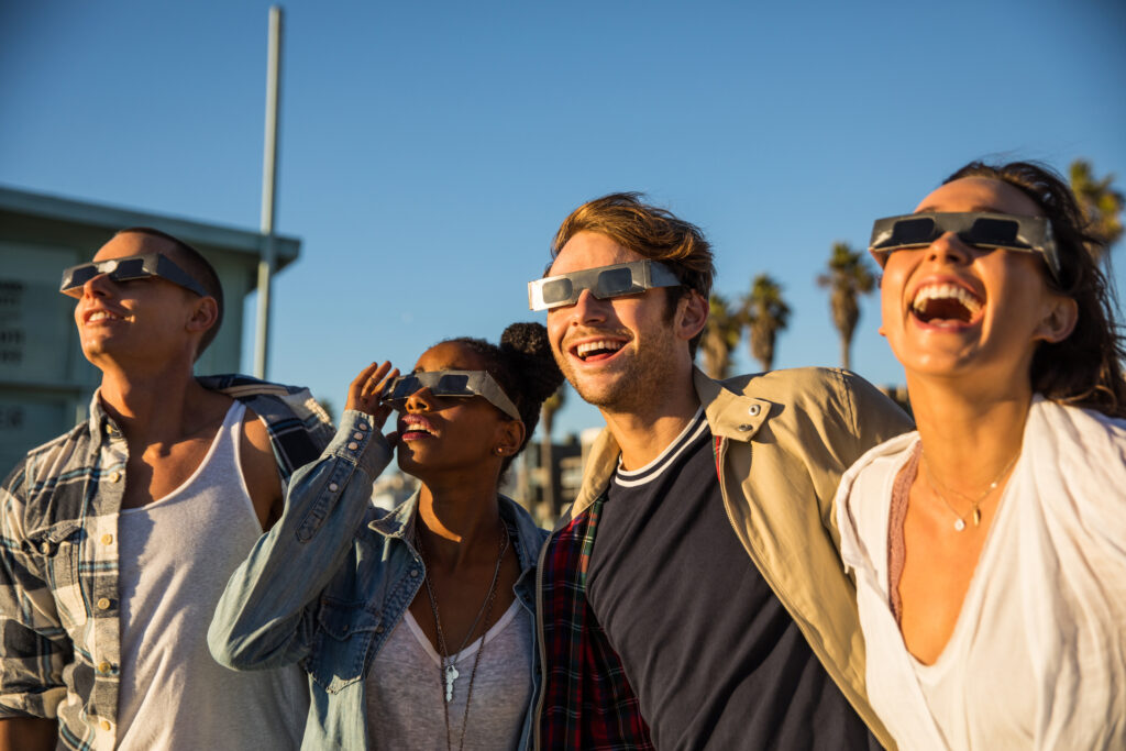 Los Angelinos on the Venice Beach boulevard and beach having fun in a sunny day in California
